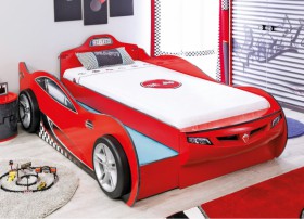 CARBED Кровать-машина Coupe с выдвижной кроватью Red 20.03.1306.00 в Славгороде - slavgorod.katalogmebeli.com | фото