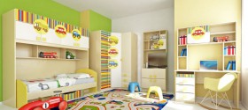 Детская комната Клаксон (Бежевый/корпус Клен) в Славгороде - slavgorod.katalogmebeli.com | фото 5