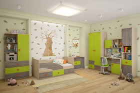 Детская комната Пуговка в Славгороде - slavgorod.katalogmebeli.com | фото