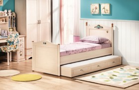 Кровать детская Балли 2-х уровневая (венге/белфорт) в Славгороде - slavgorod.katalogmebeli.com | фото 2