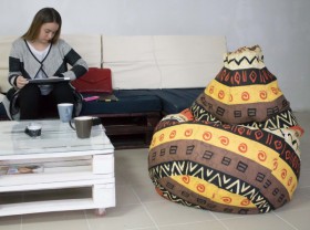 Кресло-груша Большое-Африка в Славгороде - slavgorod.katalogmebeli.com | фото 4