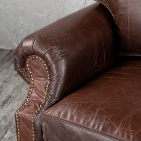 Кресло кожаное Лофт Аристократ (ширина 1100 мм) в Славгороде - slavgorod.katalogmebeli.com | фото 5