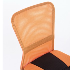 Кресло компактное BRABIX Smart MG-313 (черный, оранжевый) в Славгороде - slavgorod.katalogmebeli.com | фото 4