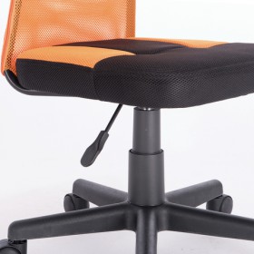 Кресло компактное BRABIX Smart MG-313 (черный, оранжевый) в Славгороде - slavgorod.katalogmebeli.com | фото 5