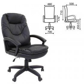 Кресло офисное BRABIX Trend EX-568 (черный) в Славгороде - slavgorod.katalogmebeli.com | фото 1