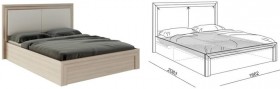 Кровать 1,6 Глэдис (М32) с подъемным механизмом Распродажа в Славгороде - slavgorod.katalogmebeli.com | фото 2