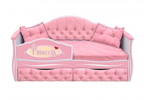 Кровать 160 серии Иллюзия 2 ящика 15 Бледно-розовый (подушки) в Славгороде - slavgorod.katalogmebeli.com | фото
