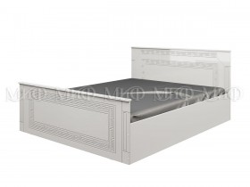 Кровать Афина-1 1,4 м (Белый/Белый глянец) в Славгороде - slavgorod.katalogmebeli.com | фото
