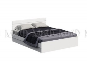 Кровать Нэнси New 1,6м (Белый/белый глянец) в Славгороде - slavgorod.katalogmebeli.com | фото