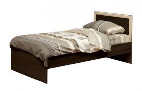 Кровать одинарная 21.55 (шир. 900) с настилом (венге/профиль дуб линдберг)/осн. в Славгороде - slavgorod.katalogmebeli.com | фото