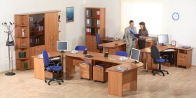 Мебель для персонала Альфа 61 Ольха в Славгороде - slavgorod.katalogmebeli.com | фото 1