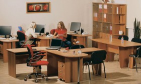 Мебель для персонала Рубин 42 Светлый миланский орех в Славгороде - slavgorod.katalogmebeli.com | фото