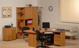 Мебель для персонала Рубин 42 Светлый миланский орех в Славгороде - slavgorod.katalogmebeli.com | фото 2