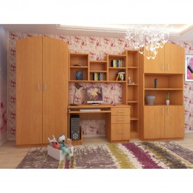 Детская Мишутка Комплект мебели (Вишня оксфорд) в Славгороде - slavgorod.katalogmebeli.com | фото