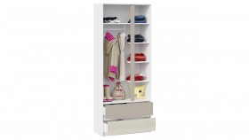 Шкаф для одежды комбинированный «Сканди» Дуб Гарден/Белый/Глиняный серый в Славгороде - slavgorod.katalogmebeli.com | фото 3