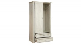Шкаф для одежды "Сохо" (бетон пайн белый/2 ящика/зеркало) в Славгороде - slavgorod.katalogmebeli.com | фото 3