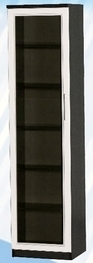 Шкаф средний со стеклодверью ДЛЯ ГОСТИНОЙ ШСС-450 Венге/Дуб выбеленный в Славгороде - slavgorod.katalogmebeli.com | фото