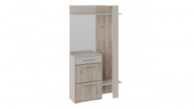Шкаф для одежды «Нуар» тип 1 Фон серый/Дуб сонома в Славгороде - slavgorod.katalogmebeli.com | фото 2