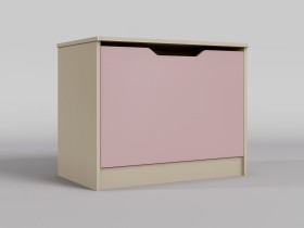 Ящик для игрушек Грэйси (Розовый/корпус Клен) в Славгороде - slavgorod.katalogmebeli.com | фото